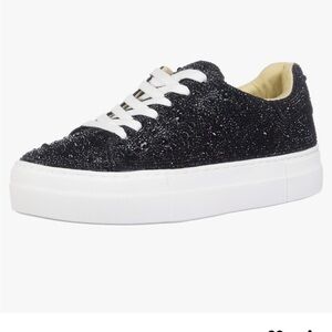 Betsy Johnson Black rhinestone Sneakers